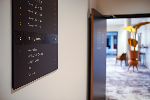 Overzichtsbord met speciaal POP effect