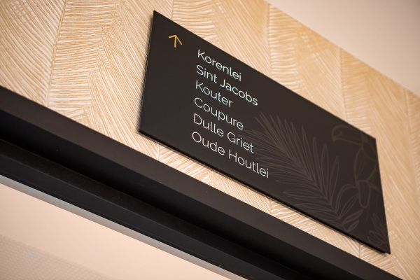 Richtingsbord met speciaal POP effect