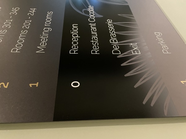 Richtingsbord met speciaal POP effect