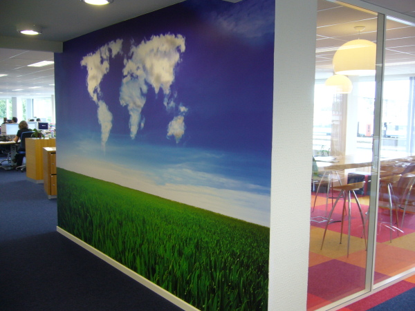 Digitale print, muurfolie