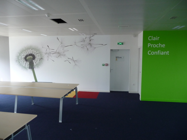 Digitale print, muurfolie