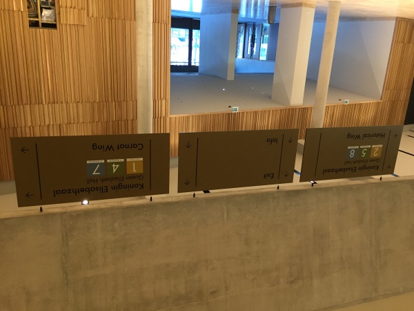 Hangende richtingsborden groot